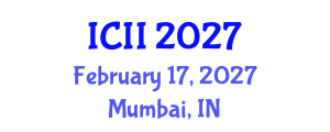 International Conference on Industry Innovation (ICII) February 17, 2027 - Mumbai, India International Conference on Industry Innovation (ICII) February 17, 2027 - Mumbai, India
