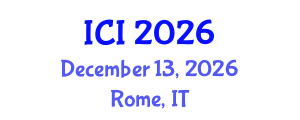 International Conference on Influenza (ICI) December 13, 2026 - Rome, Italy International Conference on Influenza (ICI) December 13, 2026 - Rome, Italy