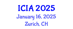 International Conference on Informatics and Applications (ICIA) January 16, 2025 - Zurich, Switzerland