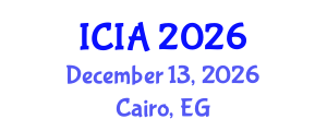 International Conference on Informatics and Applications (ICIA) December 13, 2026 - Cairo, Egypt International Conference on Informatics and Applications (ICIA) December 13, 2026 - Cairo, Egypt
