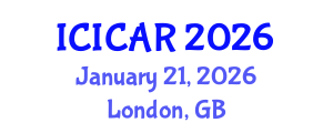 International Conference on Informatics, Control, Automation and Robotics (ICICAR) January 21, 2026 - London, United Kingdom