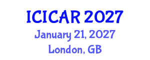 International Conference on Informatics, Control, Automation and Robotics (ICICAR) January 21, 2027 - London, United Kingdom International Conference on Informatics, Control, Automation and Robotics (ICICAR) January 21, 2027 - London, United Kingdom
