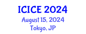 International Conference on Information and Communication Engineering (ICICE) August 15, 2024 - Tokyo, Japan