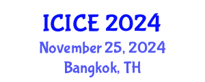 International Conference on Information and Communication Engineering (ICICE) November 25, 2024 - Bangkok, Thailand