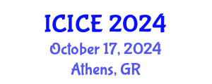 International Conference on Information and Communication Engineering (ICICE) October 17, 2024 - Athens, Greece