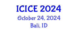 International Conference on Information and Communication Engineering (ICICE) October 24, 2024 - Bali, Indonesia