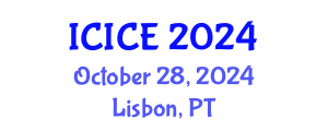 International Conference on Information and Communication Engineering (ICICE) October 28, 2024 - Lisbon, Portugal