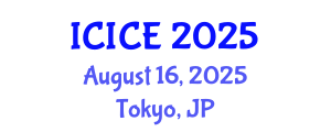 International Conference on Information and Communication Engineering (ICICE) August 16, 2025 - Tokyo, Japan