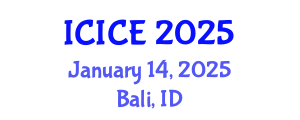 International Conference on Information and Communication Engineering (ICICE) January 14, 2025 - Bali, Indonesia