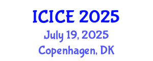 International Conference on Information and Communication Engineering (ICICE) July 19, 2025 - Copenhagen, Denmark