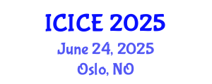 International Conference on Information and Communication Engineering (ICICE) June 24, 2025 - Oslo, Norway