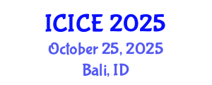 International Conference on Information and Communication Engineering (ICICE) October 25, 2025 - Bali, Indonesia