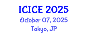 International Conference on Information and Communication Engineering (ICICE) October 07, 2025 - Tokyo, Japan