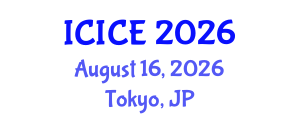 International Conference on Information and Communication Engineering (ICICE) August 16, 2026 - Tokyo, Japan