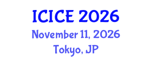 International Conference on Information and Communication Engineering (ICICE) November 11, 2026 - Tokyo, Japan