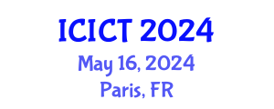 International Conference on Information and Communication Technologies (ICICT) May 16, 2024 - Paris, France