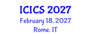 International Conference on Information and Computer Sciences (ICICS) February 18, 2027 - Rome, Italy International Conference on Information and Computer Sciences (ICICS) February 18, 2027 - Rome, Italy