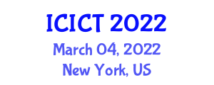 International Conference on Information and Computer Technologies (ICICT) March 04, 2022 - New York, United States