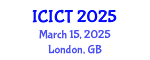 International Conference on Information and Computer Technology (ICICT) March 15, 2025 - London, United Kingdom