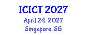 International Conference on Information and Computer Technology (ICICT) April 24, 2027 - Singapore, Singapore