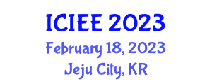 International Conference on Information and Electronics Engineering (ICIEE) February 18, 2023 - Jeju City, Republic of Korea