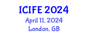 International Conference on Information and Financial Engineering (ICIFE) April 11, 2024 - London, United Kingdom