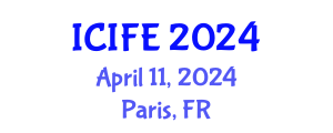 International Conference on Information and Financial Engineering (ICIFE) April 19, 2024 - Paris, France