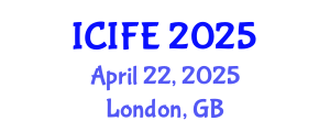 International Conference on Information and Financial Engineering (ICIFE) April 22, 2025 - London, United Kingdom