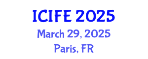 International Conference on Information and Financial Engineering (ICIFE) March 29, 2025 - Paris, France
