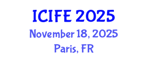 International Conference on Information and Financial Engineering (ICIFE) November 18, 2025 - Paris, France