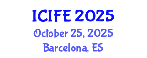 International Conference on Information and Financial Engineering (ICIFE) October 25, 2025 - Barcelona, Spain