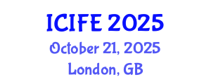 International Conference on Information and Financial Engineering (ICIFE) October 21, 2025 - London, United Kingdom