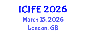 International Conference on Information and Financial Engineering (ICIFE) March 15, 2026 - London, United Kingdom