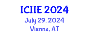 International Conference on Information and Industrial Engineering (ICIIE) July 29, 2024 - Vienna, Austria