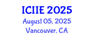 International Conference on Information and Industrial Engineering (ICIIE) August 05, 2025 - Vancouver, Canada