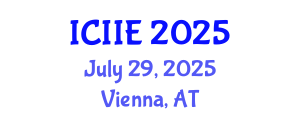 International Conference on Information and Industrial Engineering (ICIIE) July 29, 2025 - Vienna, Austria