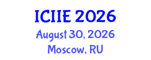 International Conference on Information and Industrial Engineering (ICIIE) August 30, 2026 - Moscow, Russia