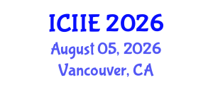 International Conference on Information and Industrial Engineering (ICIIE) August 05, 2026 - Vancouver, Canada