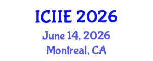 International Conference on Information and Industrial Engineering (ICIIE) June 14, 2026 - Montreal, Canada