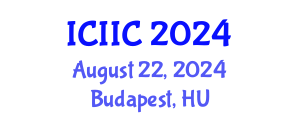 International Conference on Information and Intelligent Computing (ICIIC) August 22, 2024 - Budapest, Hungary