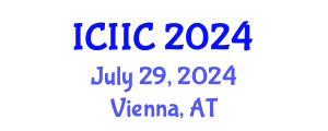International Conference on Information and Intelligent Computing (ICIIC) July 29, 2024 - Vienna, Austria