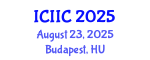 International Conference on Information and Intelligent Computing (ICIIC) August 23, 2025 - Budapest, Hungary