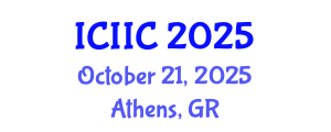 International Conference on Information and Intelligent Computing (ICIIC) October 21, 2025 - Athens, Greece
