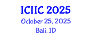 International Conference on Information and Intelligent Computing (ICIIC) October 25, 2025 - Bali, Indonesia