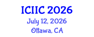 International Conference on Information and Intelligent Computing (ICIIC) July 12, 2026 - Ottawa, Canada