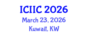 International Conference on Information and Intelligent Computing (ICIIC) March 23, 2026 - Kuwait, Kuwait International Conference on Information and Intelligent Computing (ICIIC) March 23, 2026 - Kuwait, Kuwait