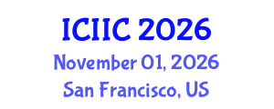 International Conference on Information and Intelligent Computing (ICIIC) November 01, 2026 - San Francisco, United States