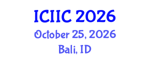 International Conference on Information and Intelligent Computing (ICIIC) October 25, 2026 - Bali, Indonesia