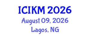 International Conference on Information and Knowledge Management (ICIKM) August 09, 2026 - Lagos, Nigeria