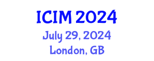 International Conference on Information and Management (ICIM) July 29, 2024 - London, United Kingdom
